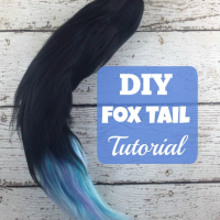 DIY Yarn Fox Tail